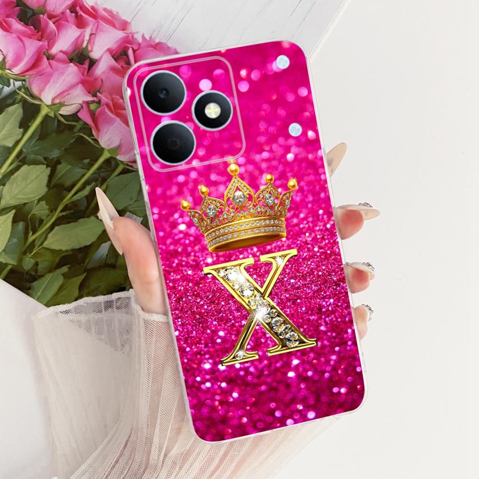 For Realme Note 80 Case RMX5388 New Luxury Letters Cover 6.74'' Soft Silicone Phone Case For Realme Note 80 Note80 Fundas Bumper