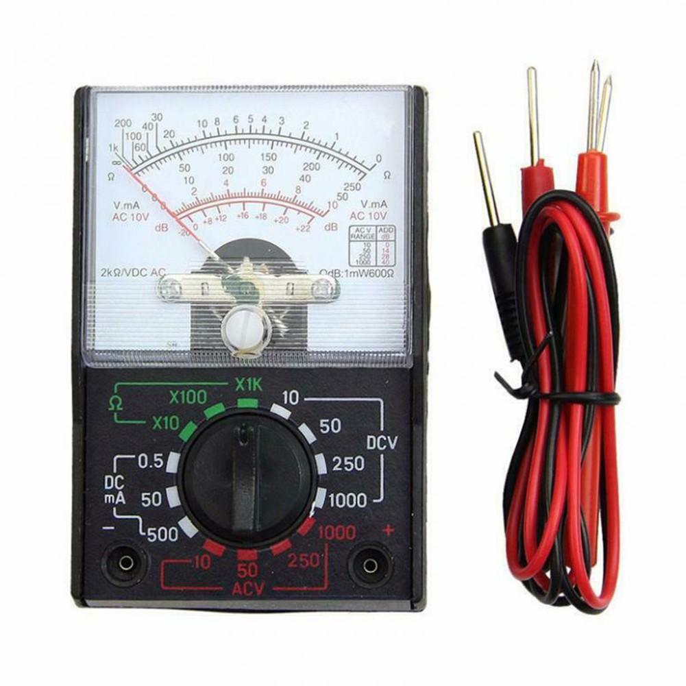 AC/DC Analog Multimeter ABS AVoltmeter Accessories Ammeter