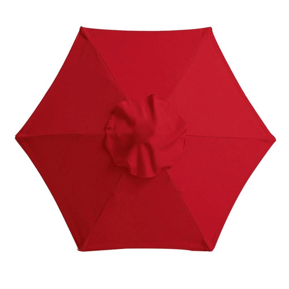 Shop Outdoor Round 2m 6 Arm Patio Sun Umbrella Parasol Canopy Replacement Cover Sunshade Umbrella