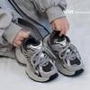 Детская спортивная обувь мужская обувь 2025 весна новая для детей среднего и старшего возраста сетчатая повседневная обувь кроссовки для бега обувь для девочек в стиле «папины кроссовки»