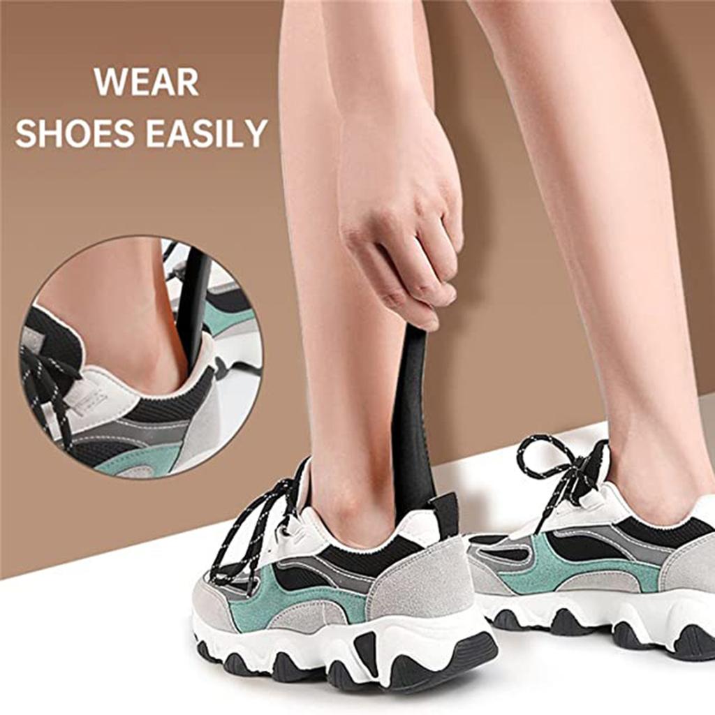 Wear Shoe Horn Lifting Helper Lazy Handled Shoe Horn Easy On&Off Shoes