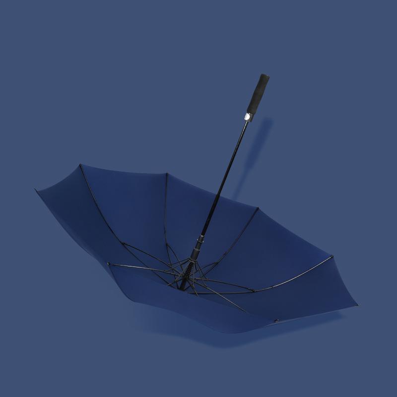 Зонт для гольфа в британском ретро-стиле — деревянная ручка, усиленная прямая штанга, защита от ультрафиолета, подарочный печатный дизайн.