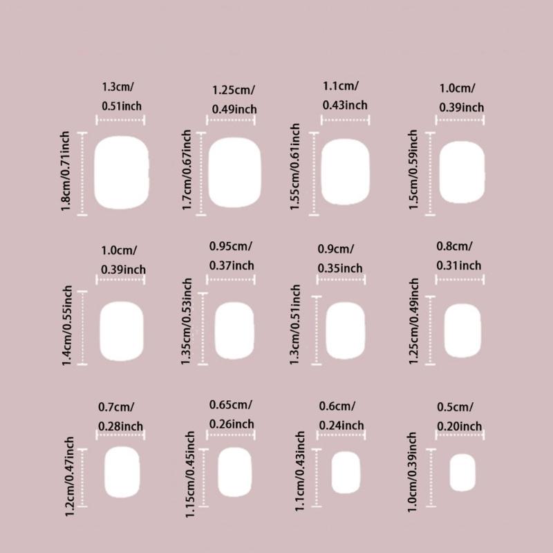 Christmas Press On Nails Short Square False Nails White Snowflake Full Cover Stick on Nails Santa Claus Artificial Nails