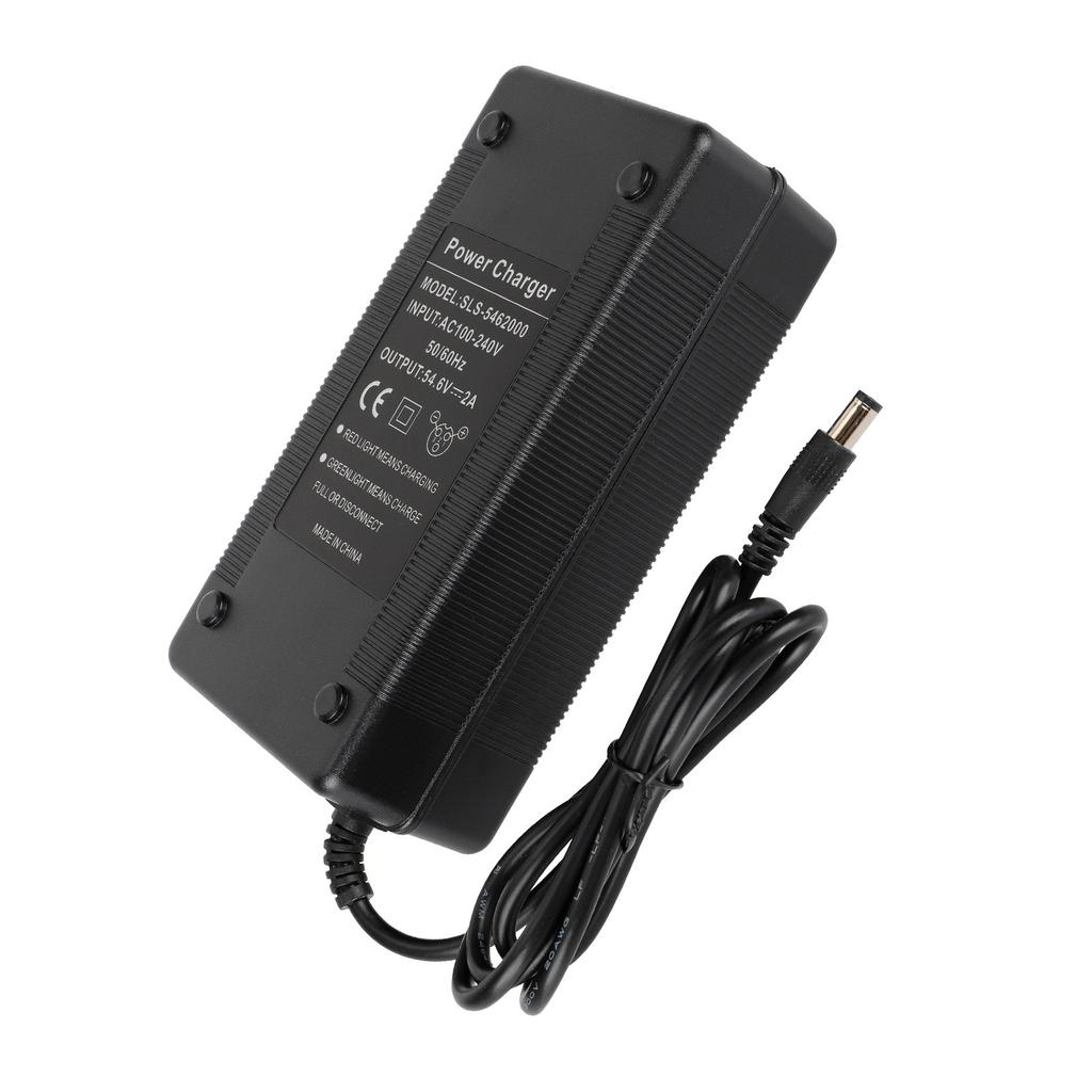 Electric Scooter Charger 54.6V 2A Power Adapter for Electric Scooter Electric Bikes