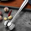 Нержавеющая сталь 304, Молоток для мяса, Двусторонний, Утолщенный молоток для мяса, Стейк и свинина с размягченным мясом, Кухонный молоток для мяса