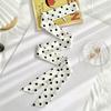 Black Polka Dot Silk Scarf, New Versatile Light Luxury High-end Neck Tie, Shirt Tie Scarf Tie Bag Ribbon Headband