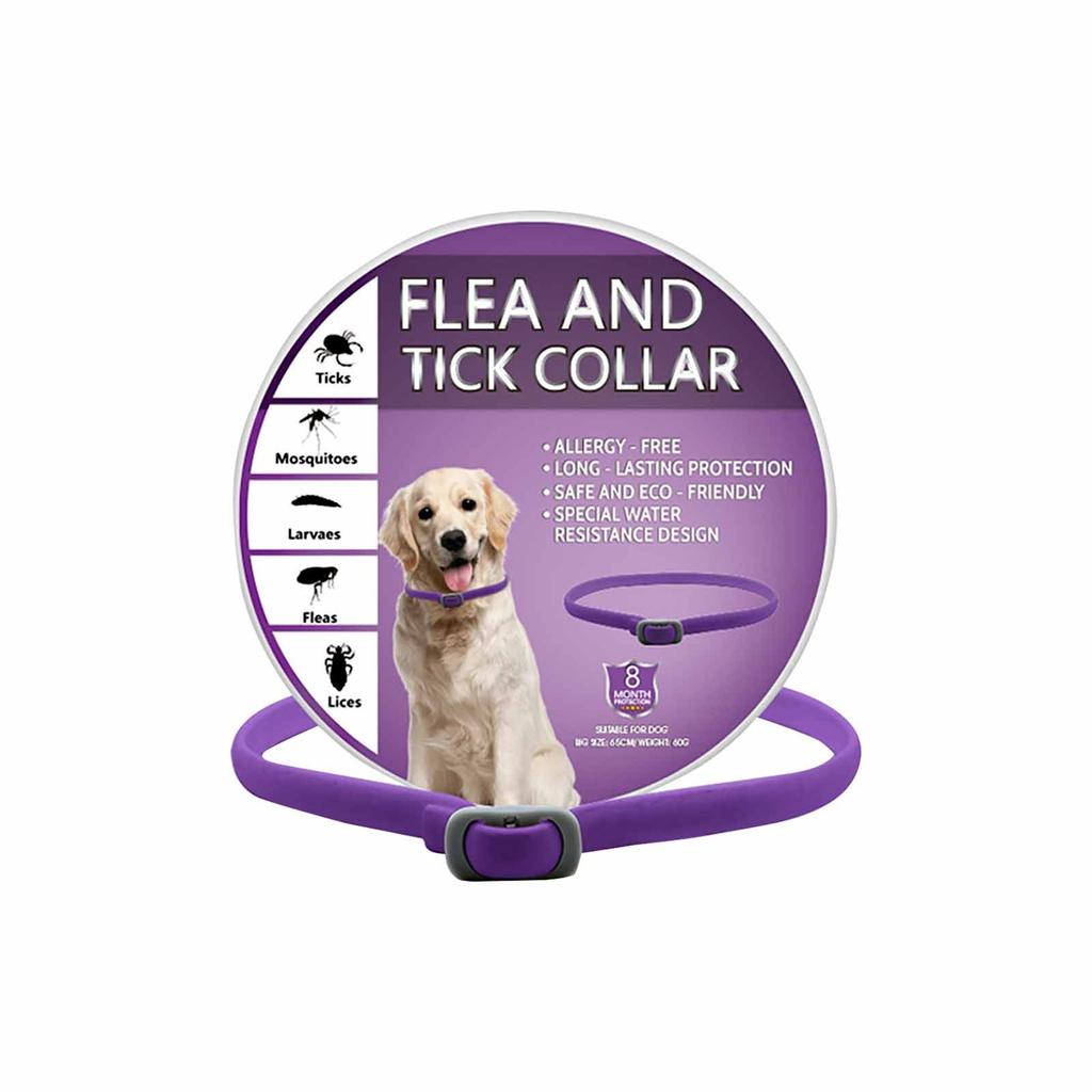 Ошейник от клещей для собак – эффективный против – водонепроницаемый и регулируемый Tick с натуральными ингредиентами