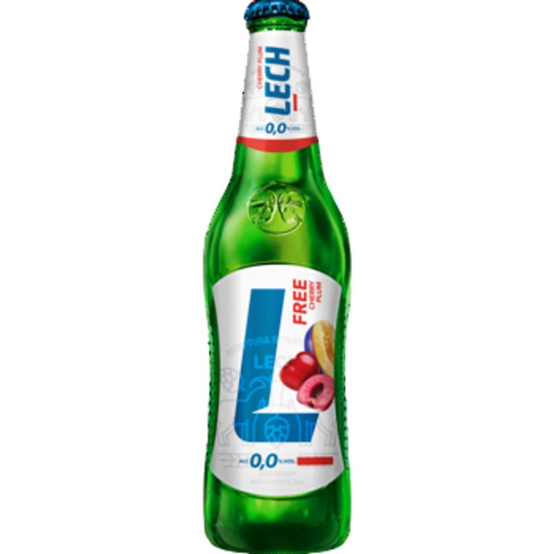 Piwo Lech Cherry Plum 0,0% Butelka 500Ml Zwrotna