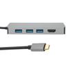 Концентратор-адаптер TypeC - HDMI-кабель VGA-конвертер USB B0504 для домашнего офисного монитора