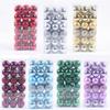 36pcs Christmas Hanging Bauble Xmas Tree Decor Ornaments Party Supplies