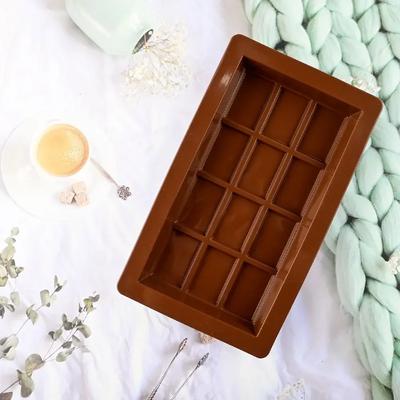 1 шт. 12-ячеечная силиконовая форма для шоколада в Дубае, прямоугольные заполненные шоколадные кирпичи, инструмент для самостоятельного изготовления, бытовая кухонная утварь для выпечки