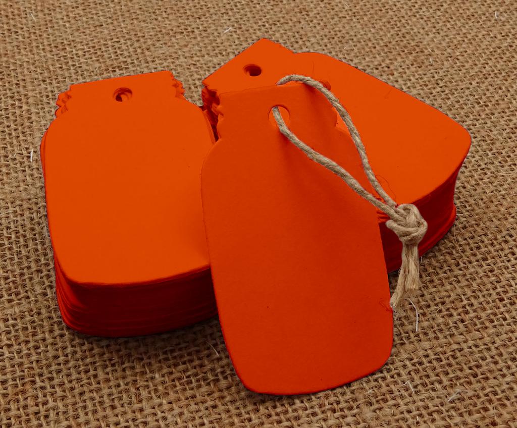 100 шт. Картонные бирки в форме банки Мейсона, пустые бирки для свадебных подарков с бесплатным натуральным джутовым шпагатом