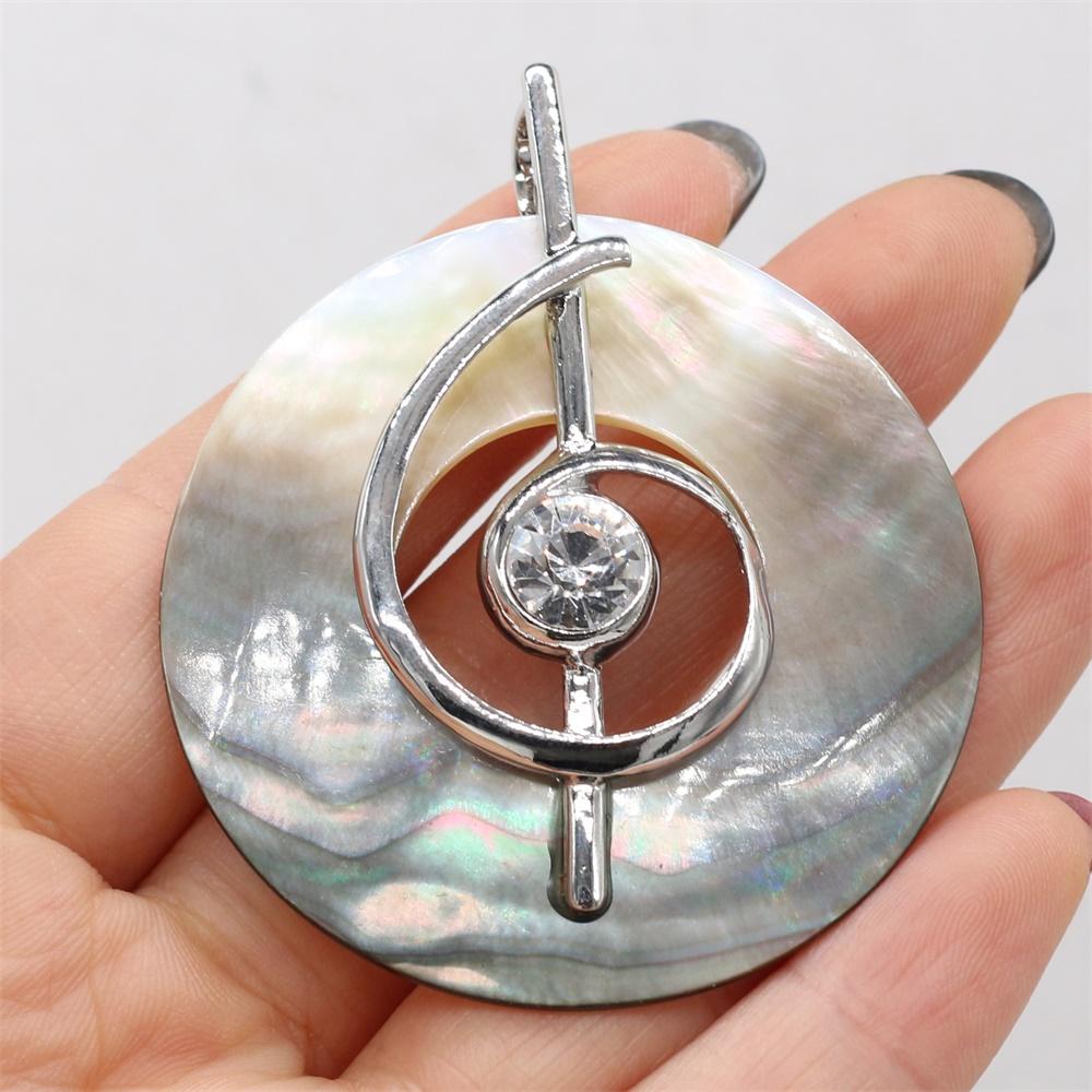 Сувениры ко Дню матери Подвеска-персонаж Ожерелье-подвеска из натуральной ракушки Для изготовления ювелирных изделий DIY Аксессуар для ожерелья и браслета