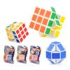 Science And Education Rubik'S Third-Order Rubik'S Cube Race Solid Color Rotation Regular-Order Rubik'S Cube Variety Magic Ruler Mini Rubik'S Cube Toy