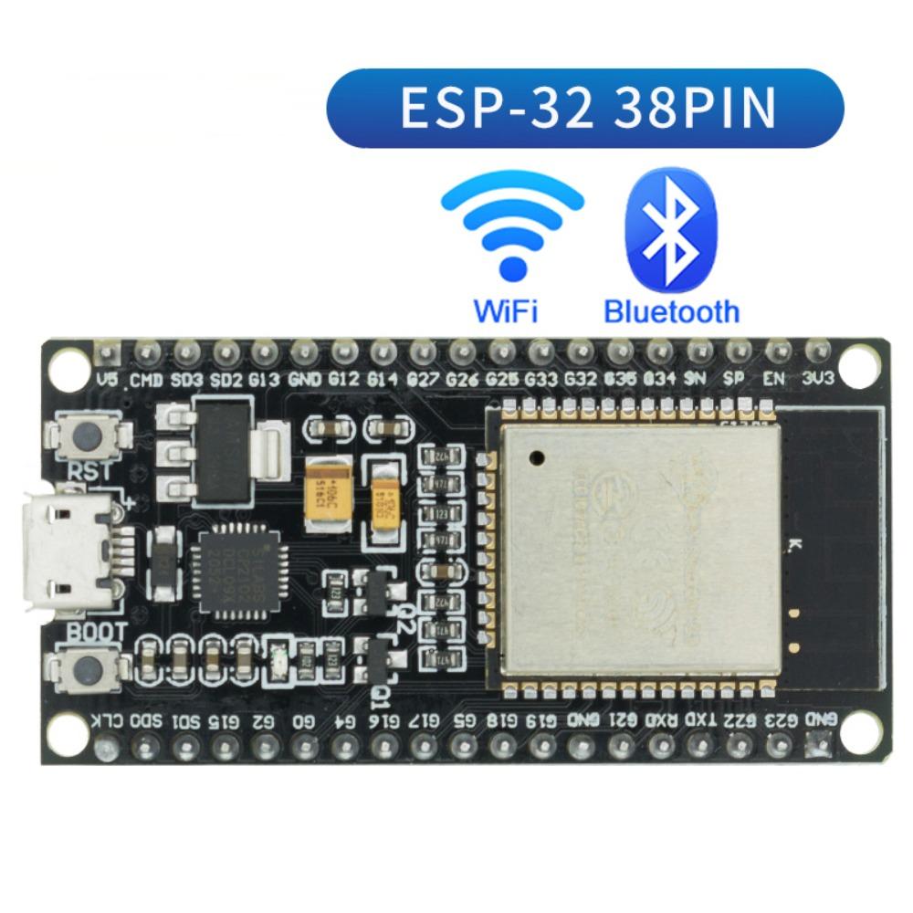 Плата разработки ESP-WROOM-32 ESP32 ESP-32S 2,4 ГГц Двухъядерный Микроконтроллер Процессор Интегрированный 30-контактный/38-контактный