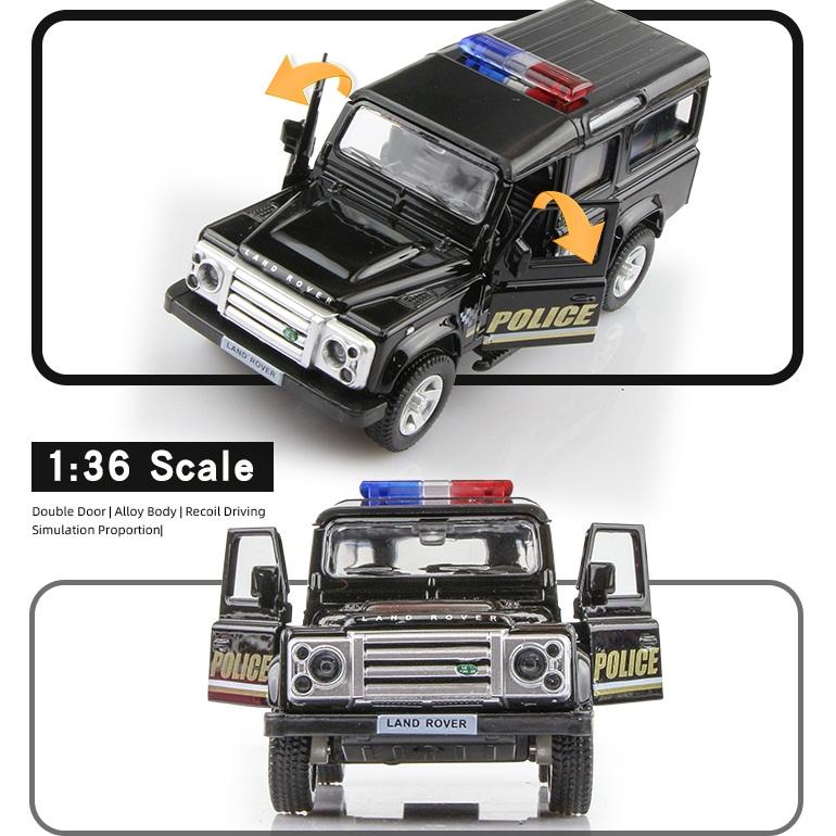 Внедорожник Land Rover Defender 5-дюймовый металлический автомобиль-симулятор литой игрушечный автомобиль RMZ city 1:36 моделей из сплава, подарки для детей