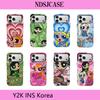 Роскошный Clmj Милый Чехол для Телефона The P-Powerpuffs Girls для iPhone 17 16 15 14 13 12 11 X Air Pro Max Plus Двухслойная Задняя Крышка