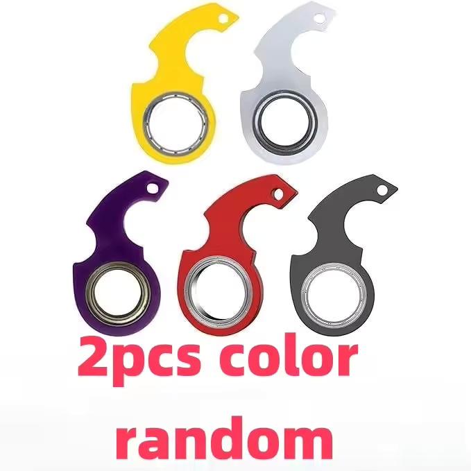Новые брелоки-спиннеры для пальцев, декомпрессионный спиннер, подшипник против тревоги, крутые модные подвесные брелки, подарок на день рождения