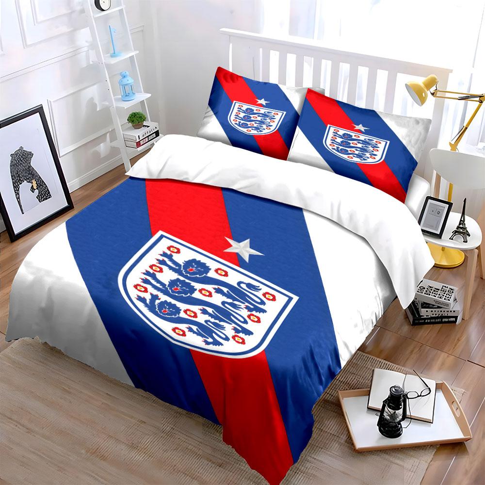 Three lions with shield. Bedding sets Duvet cover sets Duvet covers Pillowcases(1*Duvet Cover 2*Pillowcases without duvet insert)