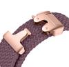 Braided Nylon Strap with Buckle for Apple Watch 1/2/3/4/5/6/7/8/9/10/11/SE 38/40/41/42mm - Purple