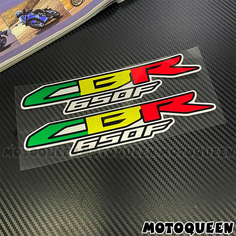 Motorbike Motorcycle PVC Decals Tank Pad Helmet Shell Wind Side Cover Box Decor Label Logo Stickers for Honda CBR 650F CBR650F