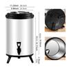 Beverage Dispenser for And Cold Drinks, Portable Milk Pail Tea Soup