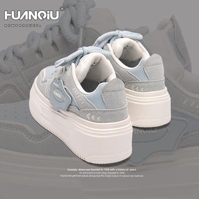 Глобальная удобная обувь на платформе Muffin, женская, весна 2025, новая универсальная повседневная обувь для студентов, амортизирующая нескользящая спортивная обувь