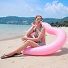1PC Inflatable Swimming Ring Water Swimming Pool PVC Swimming Ring Photo Props Love Swimming Circle Red 90/120cm