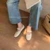 Soft-soled French Retro Fashion Versatile Mary Jane Shoes 2025 New Shallow Mouth Versatile Skirt Flat-soled Single Shoes Tide