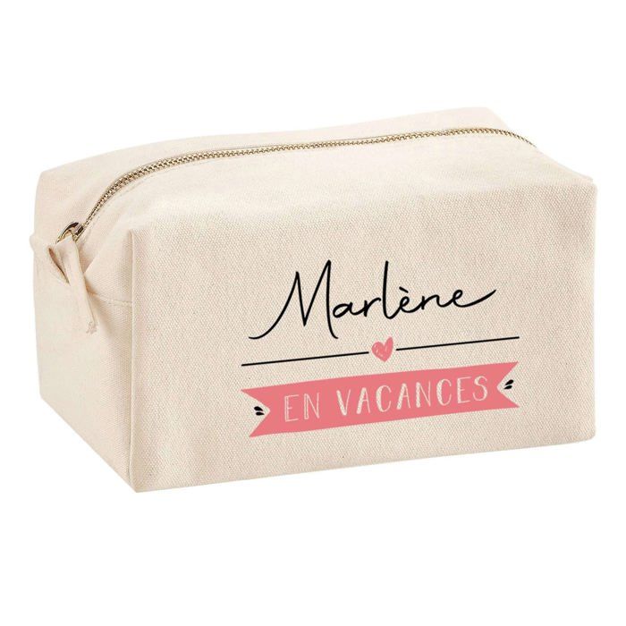 Trousse multifonction Marlène en Vacances Cadeau Anniversaire Noël Collègue Départ Retraite | Trousse Scolaire Fournitures Bureau