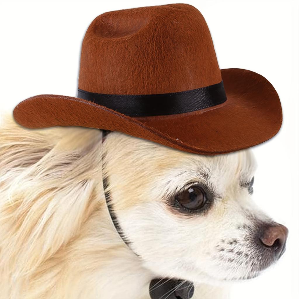 Новая шляпа для кошек, ковбойская шляпа для маленьких щенков, ковбойская шляпа в стиле вестерн, маленькая шляпа для кошек и собак, праздничная шляпа для домашних животных