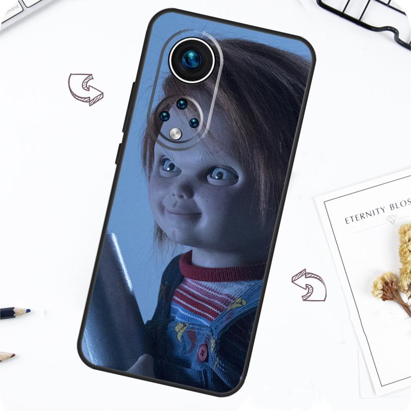 Страшная кукла Чаки Чехол для фильма ужасов для Huawei P30 P50 Pro P40 P20 Lite P Smart 2019 Nova 5T Honor 70 50 80 X8 X9 Чехол
