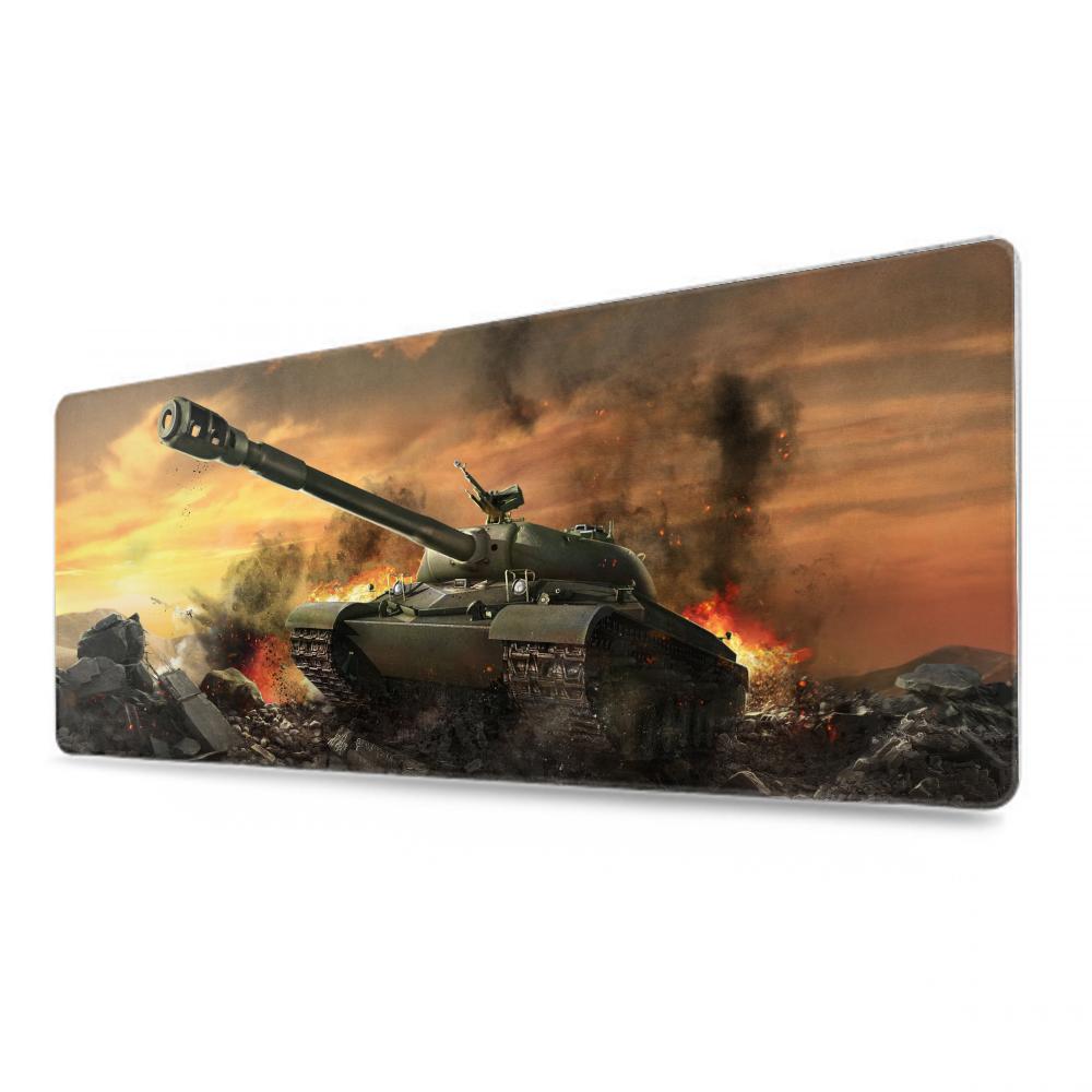 Коврик для мыши World of Tanks 500X1000 мм Большой игровой коврик для мыши Геймерский XL Резиновый Отаку Клавиатурный коврик Настольный коврик для ноутбука