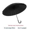 Extra Large Double Layer Men's Umbrella - 24 Bone, Long Handle, Reinforced, Thickened, Wind & Rain Resistant.