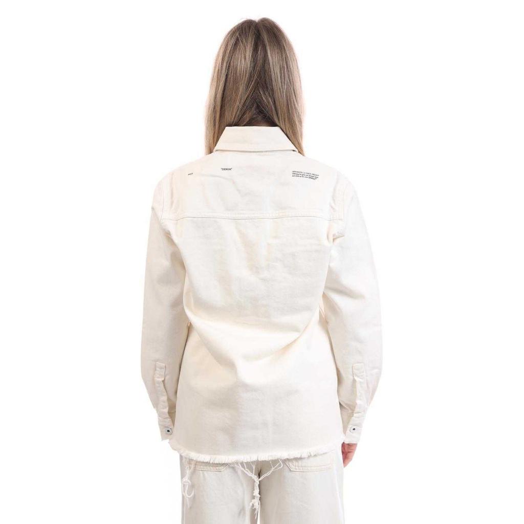 Off White Womens/Ladies Corporate Long-Sleeved Shirt
