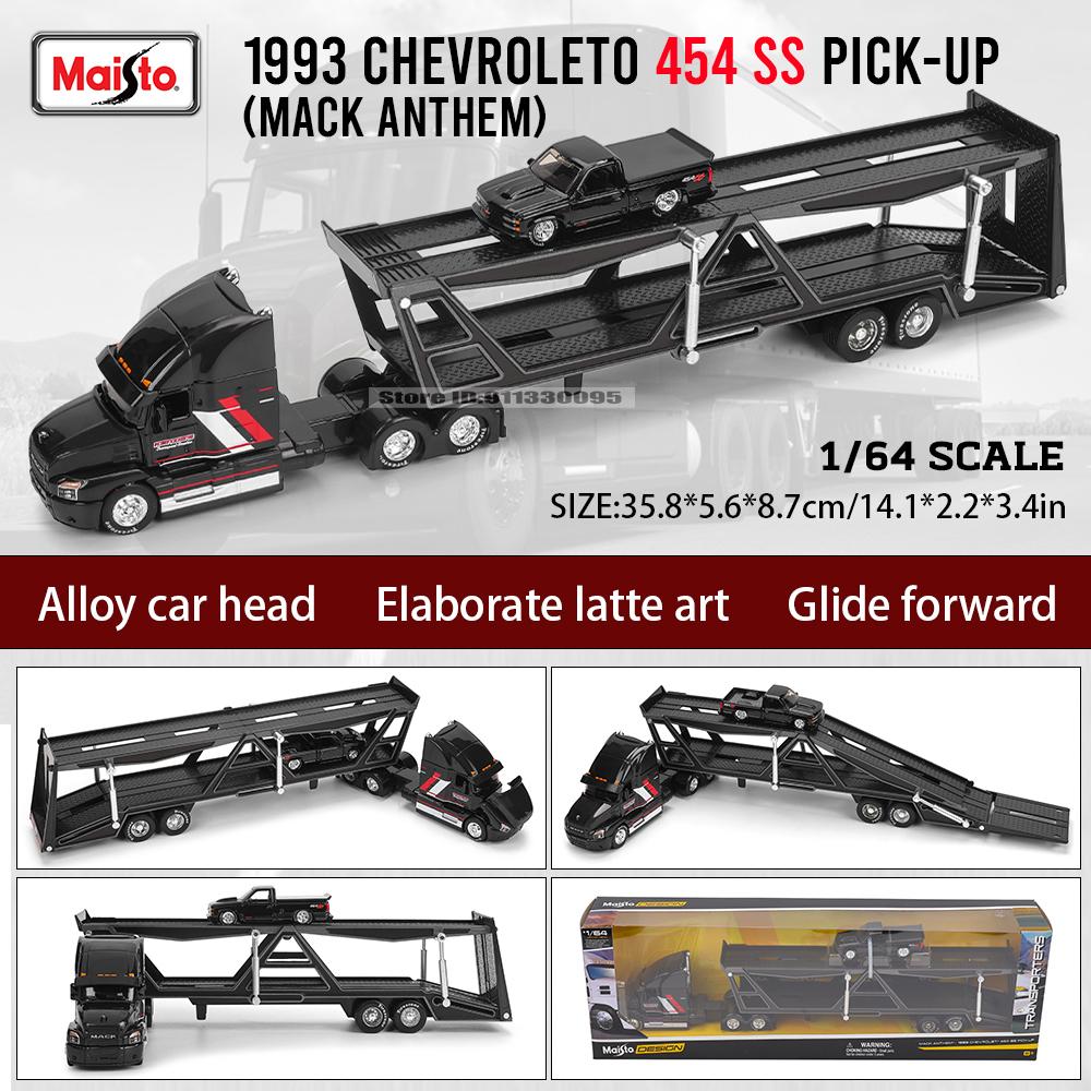 Майсто 1:64 MACK Anthem LoneStar UP Транспорт Литье Производство Прицеп Модель Симуляция Модель Коллекция Автомобилей из Сплава