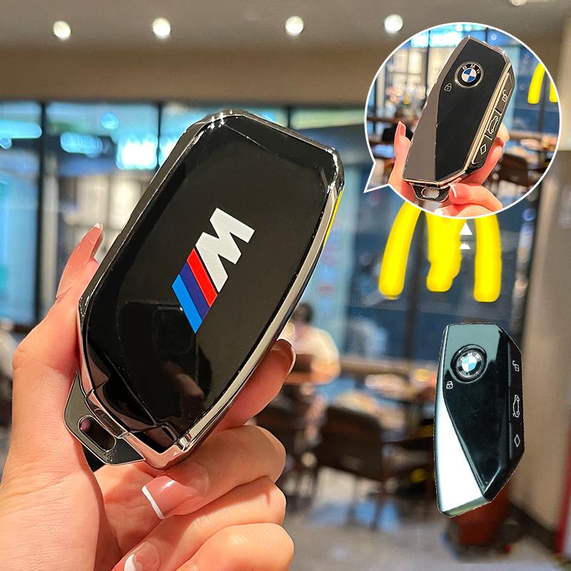 Fashion Car Key Case Cover Shell Remote Keychain For BMW 7 Series G70 G09 XM U06 G81 M3 2023 i7 X7 G07 LCI iX I20 X1 U11 Keyless sdbf49