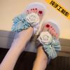 Women Platform Flower Flip-flops Casual Non-slip Soft Beach Sandals Slippers Female Fashion Versatile Summer Zapatos De Mujer