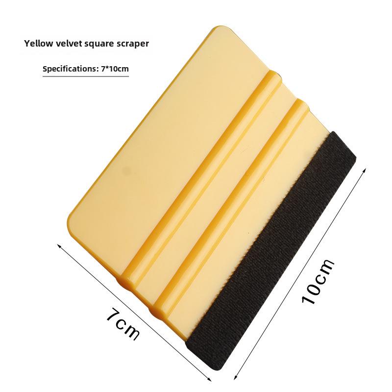 Яркий пластиковый мягкий скребок для наклеек на стены и автомобильных пленок