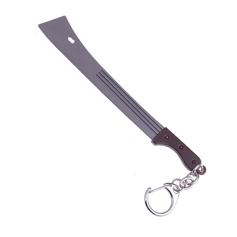 "12см брелок PUBG: Подарок: шлем 3-го уровня, сковорода и модель оружия 98KAWM.