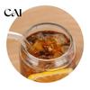 Borosilicate Glass Mason Jar Cup with Bamboo Lid, Heat Resistant Tumbler, Retro Lid Style Drinking Cup, for Iced Coffee Juice Milkshake And