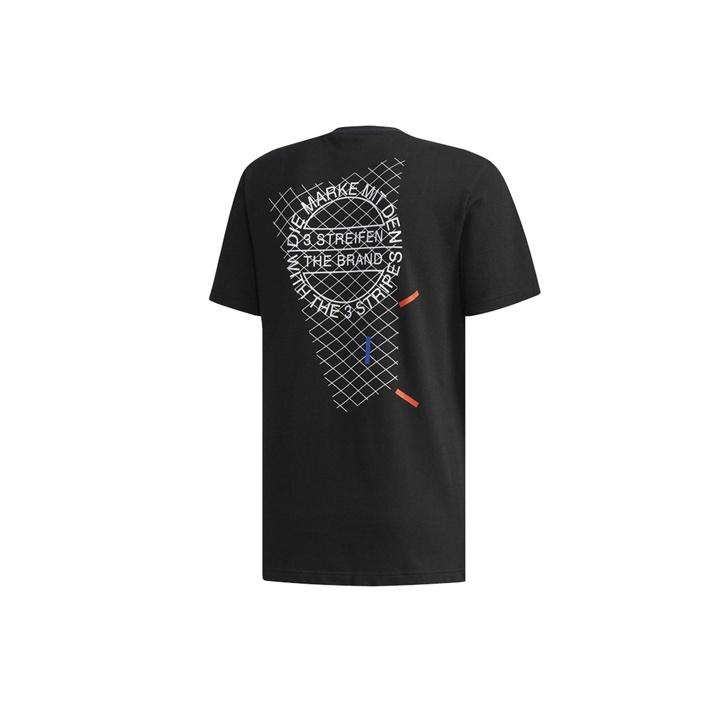 adidas Casual Tee 'White Black' Men's CW5174