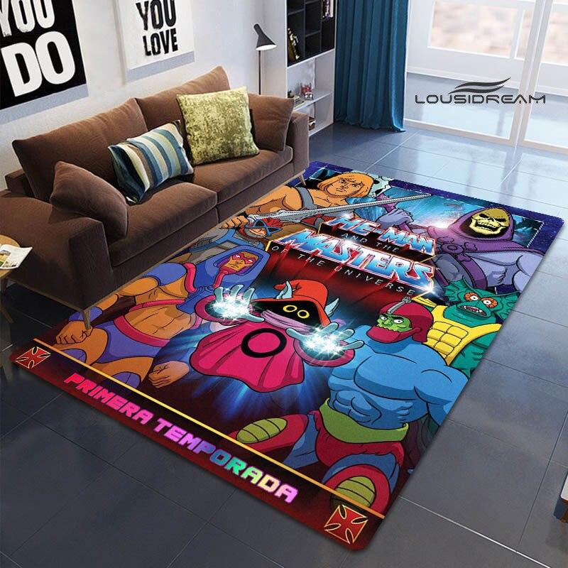Ковер с принтом «Аниме Вселенная Мастер HE-MAN», детский игровой ковер для гостиной, спальни, красивый ковер, реквизит для фотосъемки