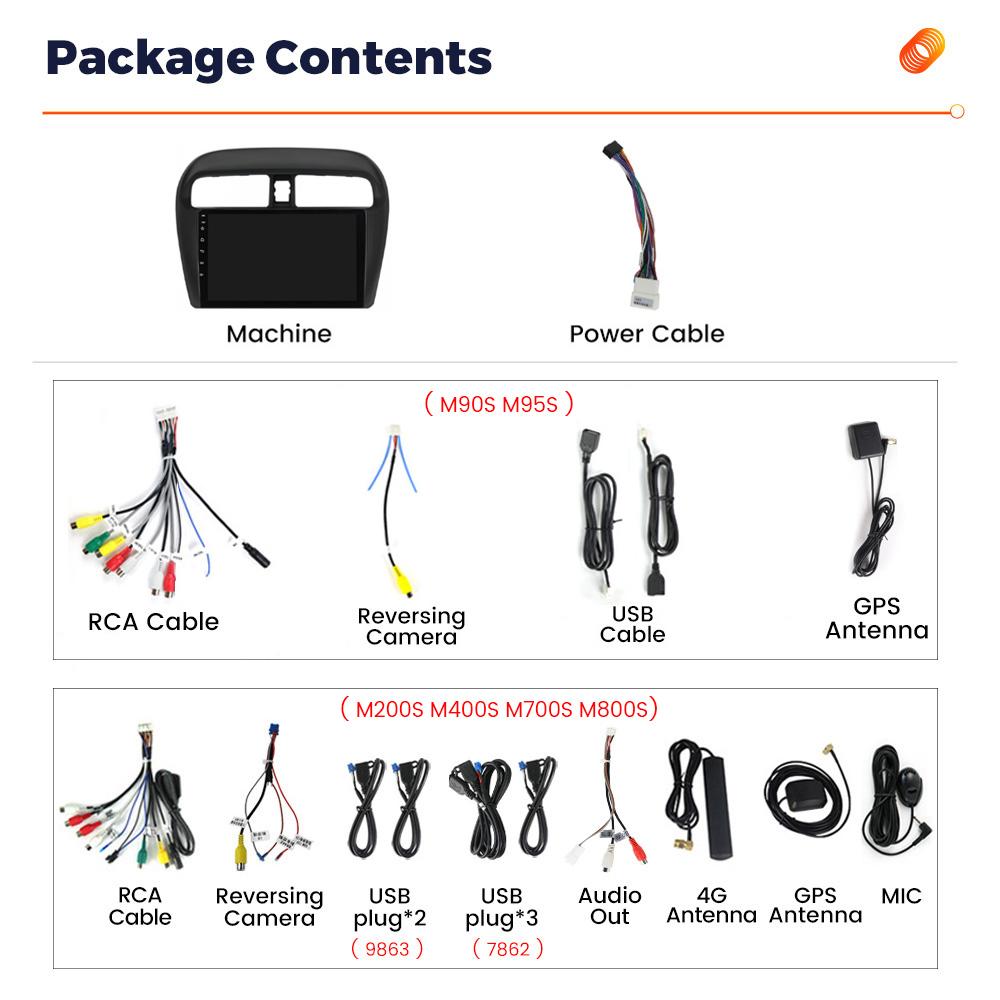 9'' Android автомобильный радиоприемник стерео для Mitsubishi Mirage Attrage 2012-2018 2019 Space Star 2014 мультимедийный видеоплеер 2Din головное устройство