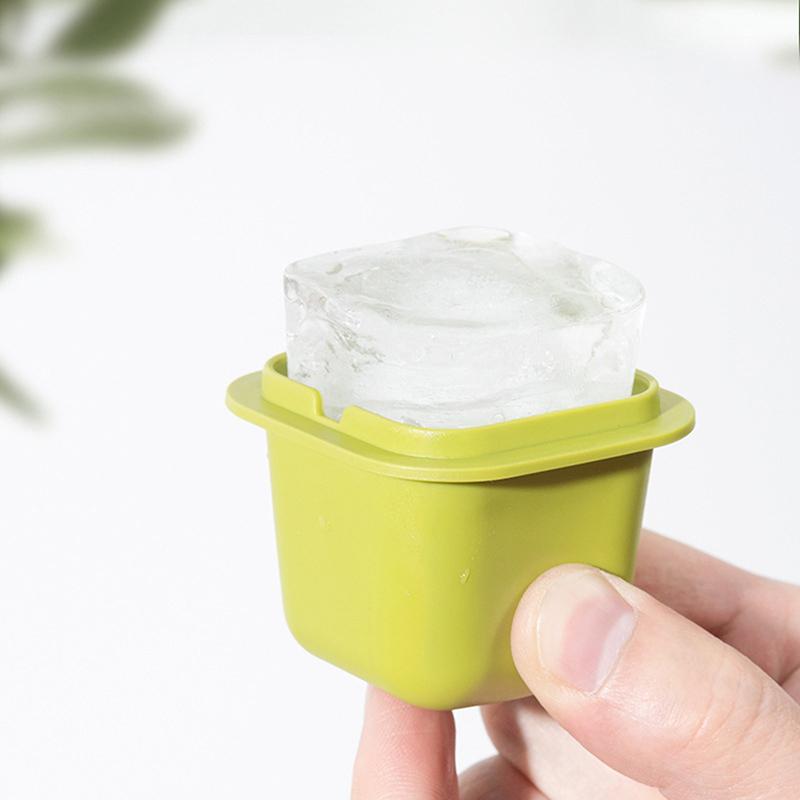 Independent Ice Cubes Large Ice Tray Mold Silicone Home Storage Making Ice Box