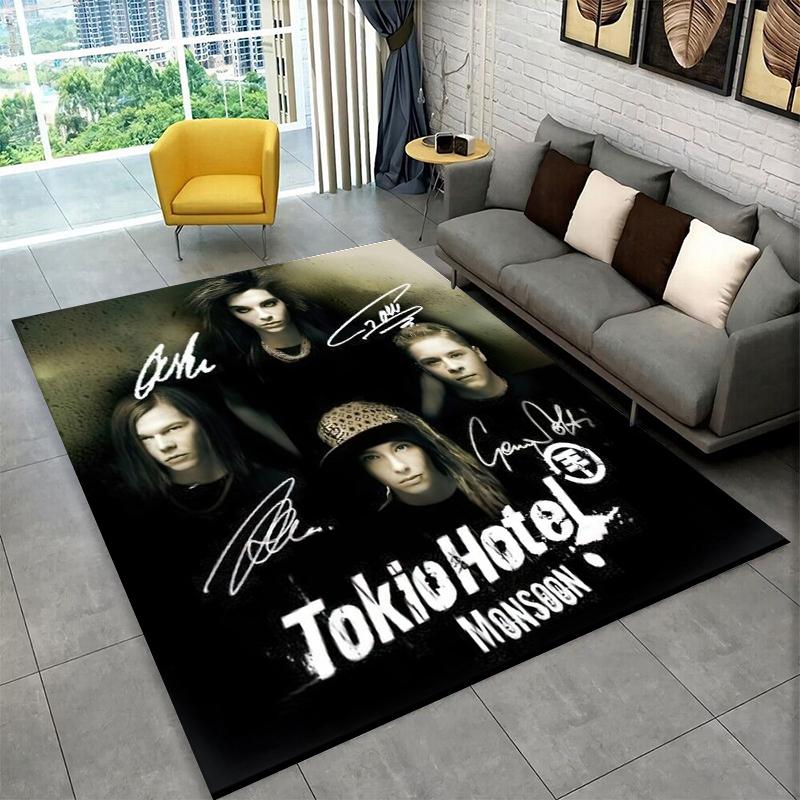 Ковер Rock Band Tokio Hotel Билл Каулитц для Спальни Гостиной Дивана Игровой Комнаты Прихожей Декор Дома, Детский Коврик Нескользящий