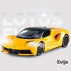1/32 Lotus Evija Supercar Alloy Muscle Car Model Sound and Light Pull Back Children's Toy Collectibles Birthday Gift