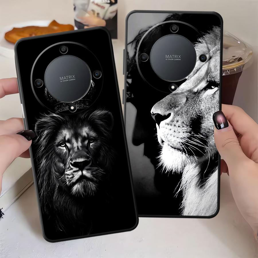 Крутая Animal Тигр Лев Чехол для телефона для Honor 200 400 Lite 90 70 X6 X7 X8 Magic5Lite 8X X5b X9a