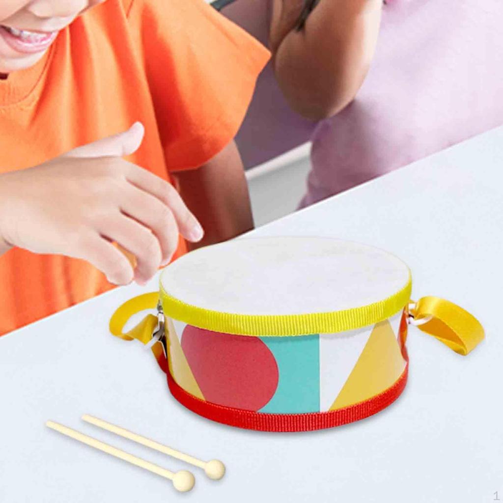 Educational Hand Drum Set for Kids - Percussion Instrument with Sides And Bass