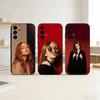 S-Sadie Sink Чехол для телефона для Samsung S25, S24, S21, S22, S23, S30, Ultra, S20, Plus, Fe, Lite Черный корпус